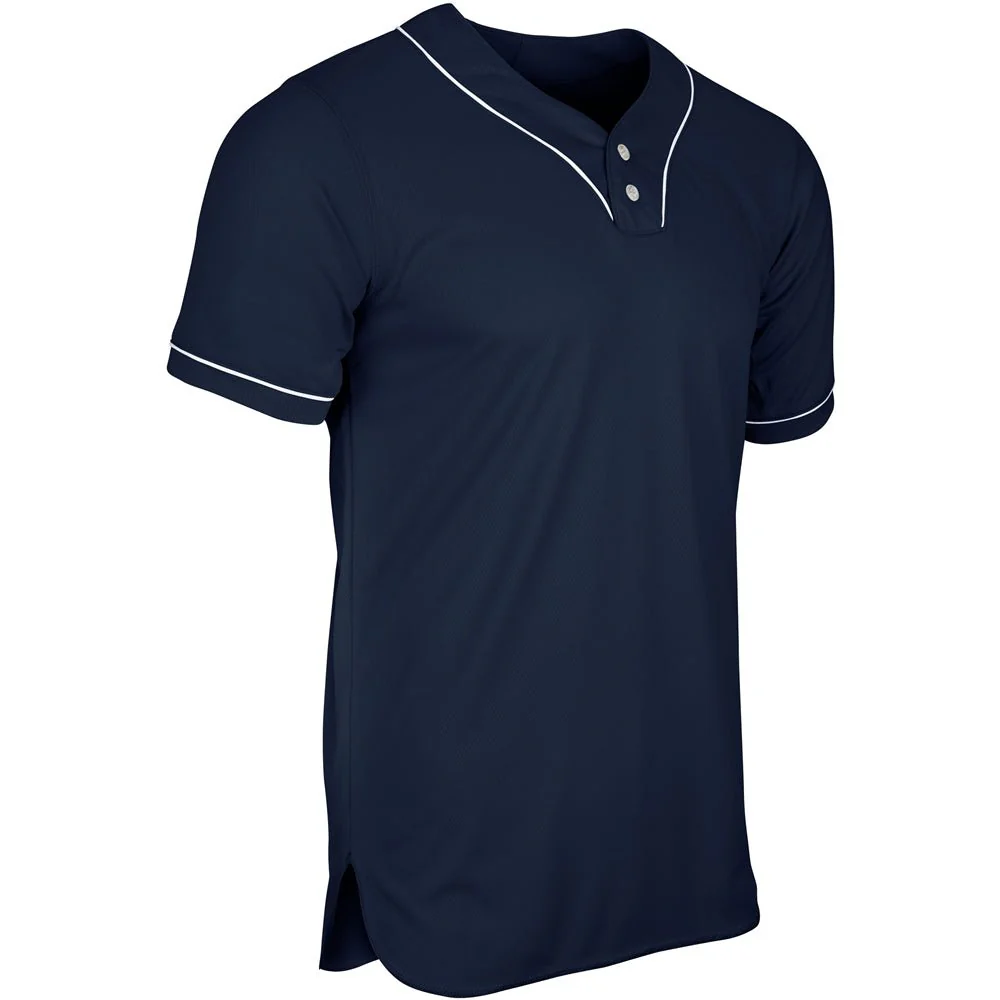 Champro BS42 Heater 2-Button Piped Baseball Jerseys - Image 6