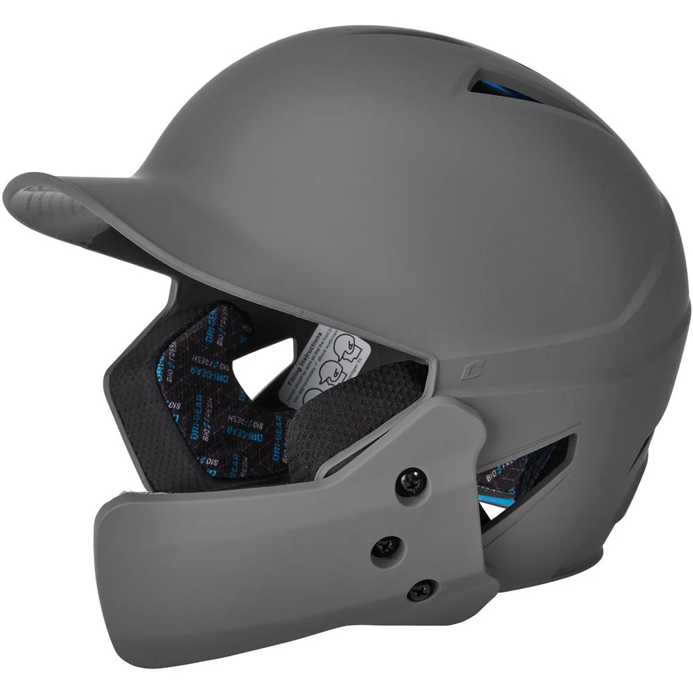 Champro HXMJG HX Gamer Plus Baseball Helmet with Jaw Flap - Image 3