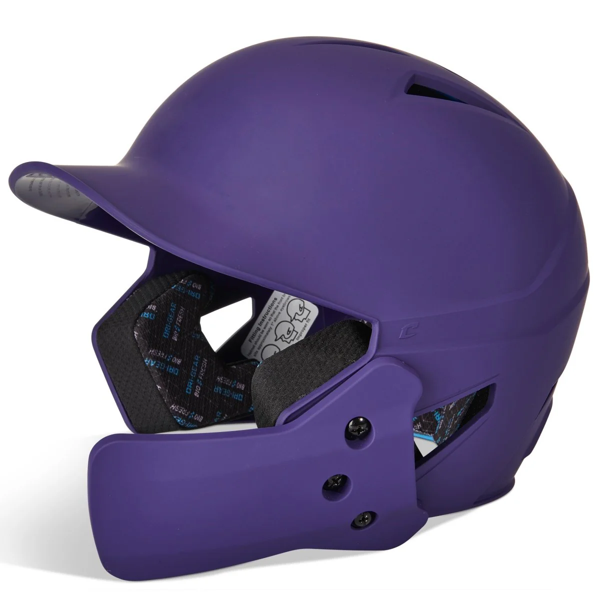 Champro HXMJG HX Gamer Plus Baseball Helmet with Jaw Flap - Image 6