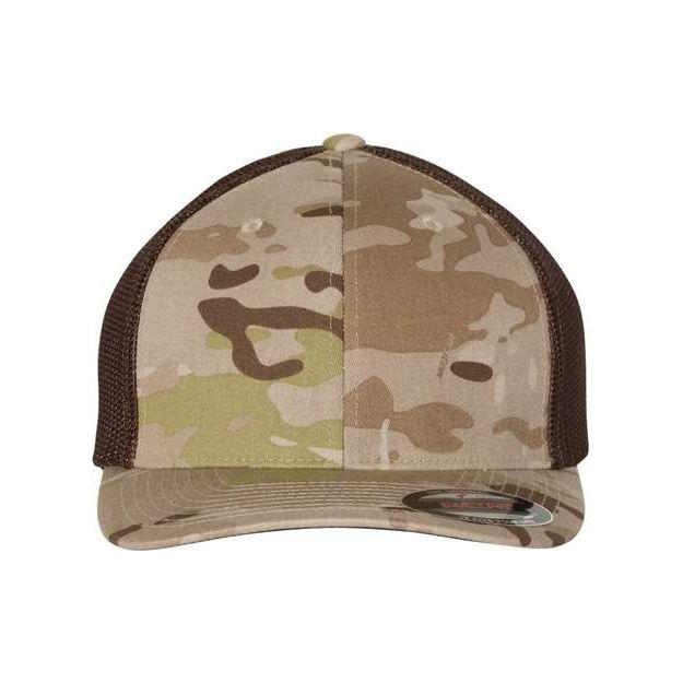 Flexfit Trucker Cap - Flexfit 6511 - Image 50
