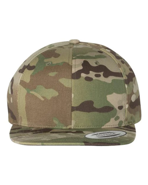 Joe's USA Flat Bill Snapback Cap - Image 25