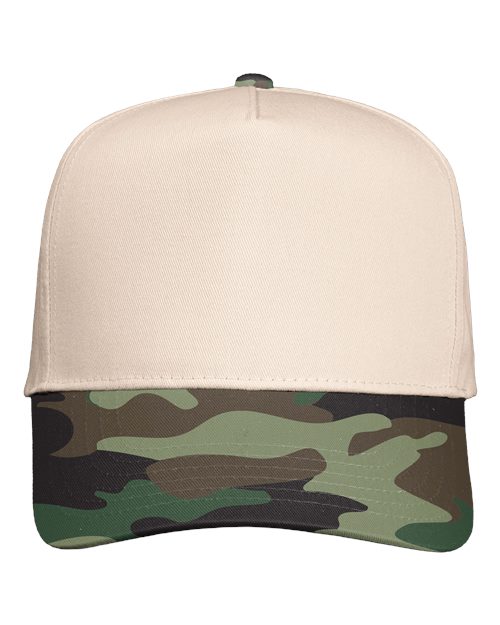 Joe's USA 5 Panel Mid Profile Baseball Cap J88069 - Image 23
