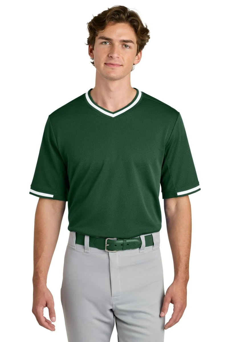 Joe's USA Tough Mesh V-Neck Baseball Jersey - Image 2