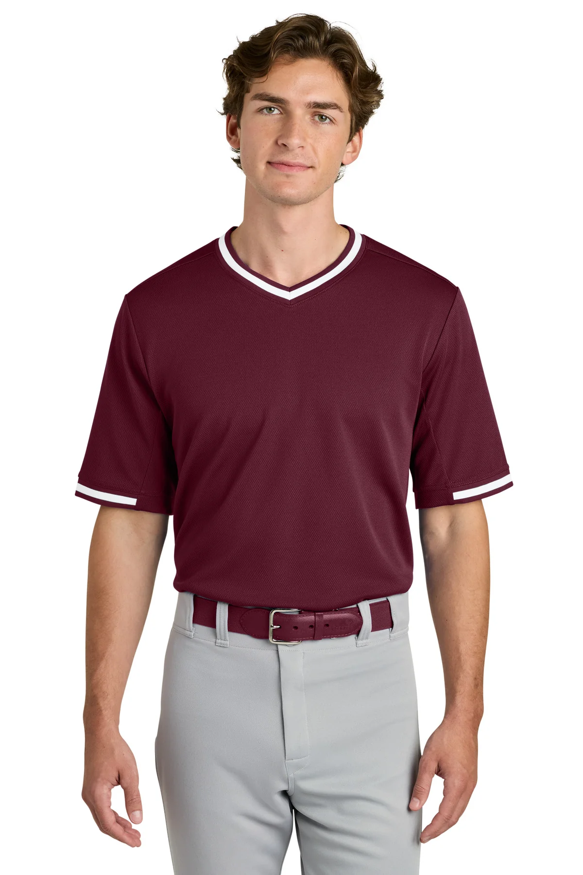 Joe's USA Tough Mesh V-Neck Baseball Jersey - Image 3