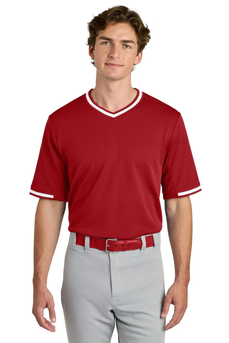 Joe's USA Tough Mesh V-Neck Baseball Jersey - Image 6