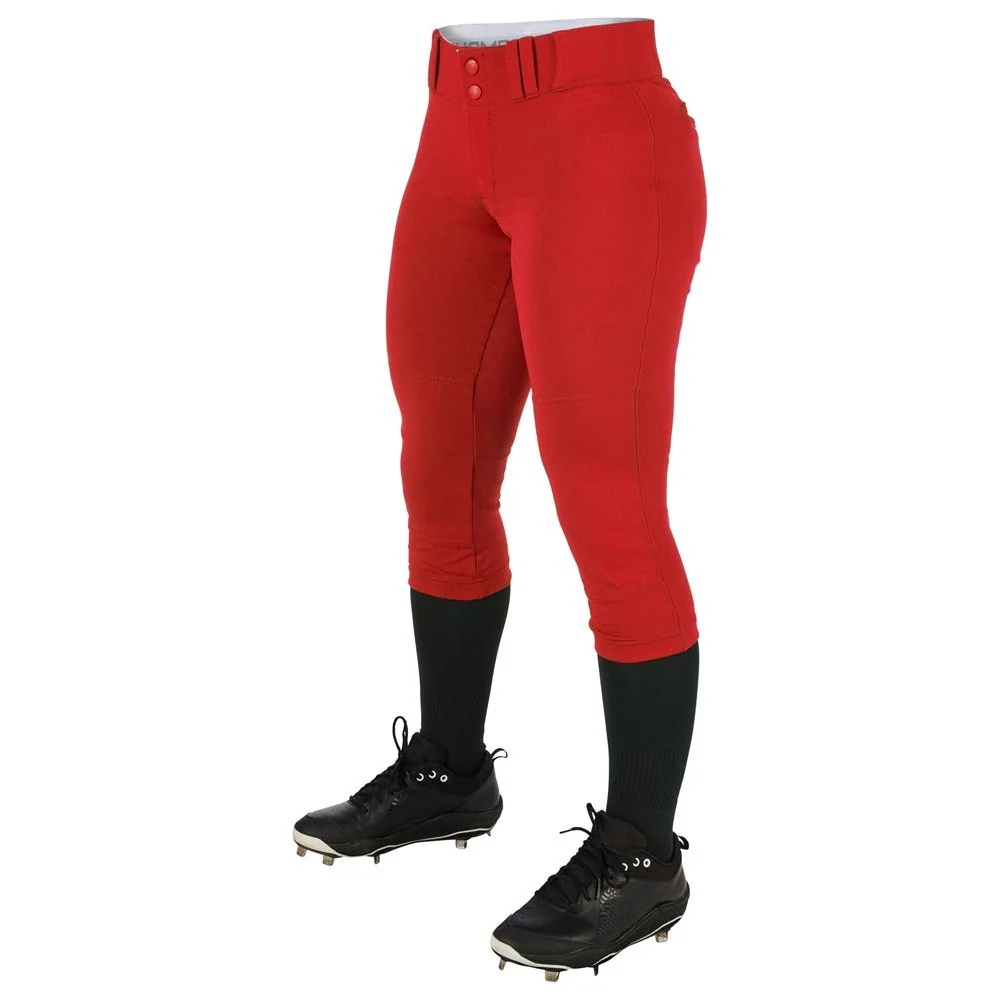 Joe's USA Women's Low-Rise Softball Pants | Fastpitch Softball Pants - Image 3