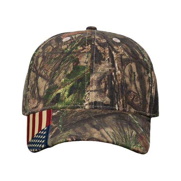 Kati Camo Woven USA Flag Cap - Kati LC350 - Image 4