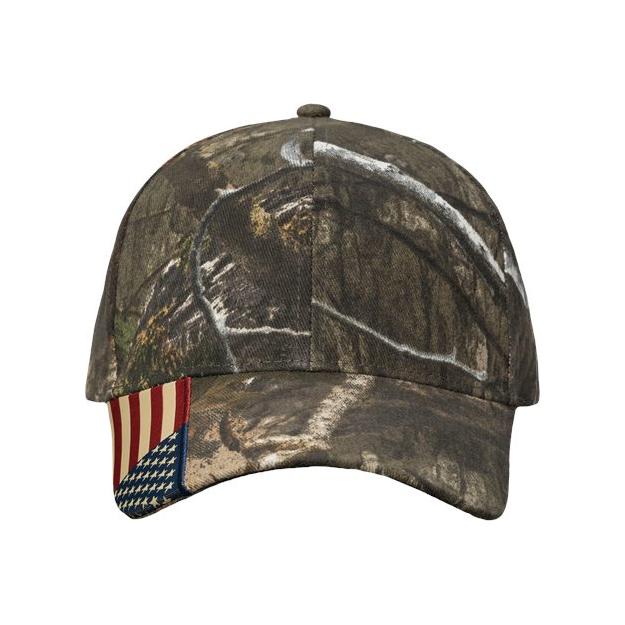Kati Camo Woven USA Flag Cap - Kati LC350 - Image 5