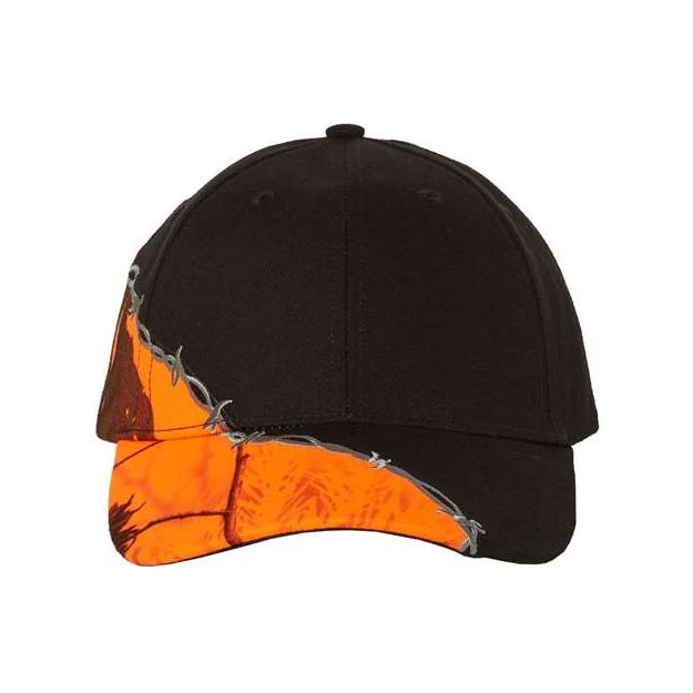 Kati Licensed Camo with Barbed Wire Embroidery Cap - Kati LC4BW - Image 12