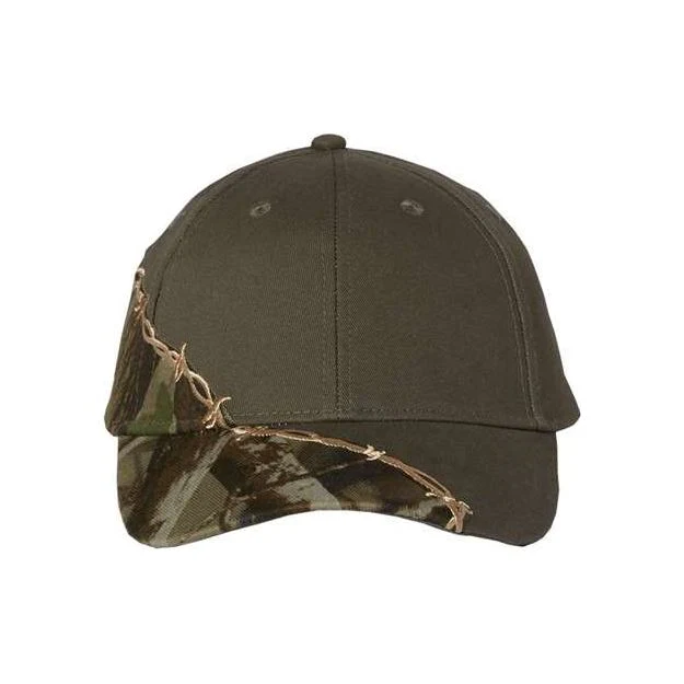 Kati Licensed Camo with Barbed Wire Embroidery Cap - Kati LC4BW - Image 15