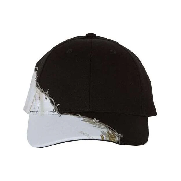 Kati Licensed Camo with Barbed Wire Embroidery Cap - Kati LC4BW - Image 3