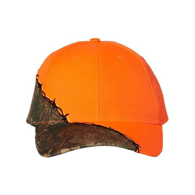 Kati Licensed Camo with Barbed Wire Embroidery Cap - Kati LC4BW - Image 7