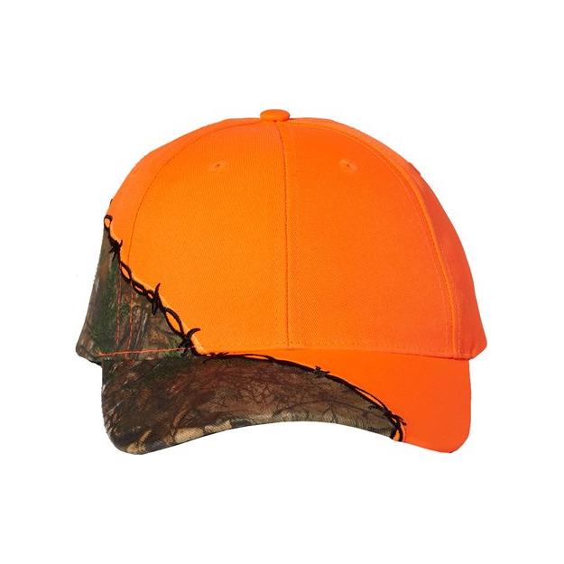 Kati Licensed Camo with Barbed Wire Embroidery Cap - Kati LC4BW - Image 9