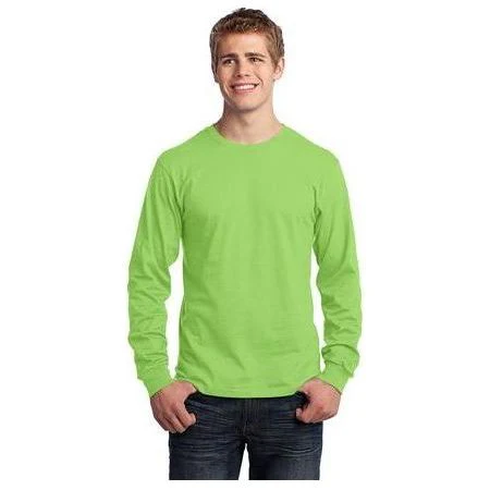 Mens Long Sleeve 5.4-oz. 100% Cotton T-Shirt - Image 11