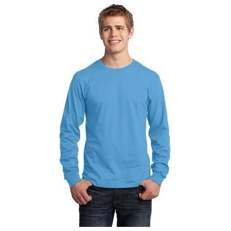 Mens Long Sleeve 5.4-oz. 100% Cotton T-Shirt - Image 12