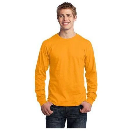 Mens Long Sleeve 5.4-oz. 100% Cotton T-Shirt - Image 15