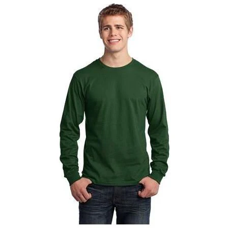 Mens Long Sleeve 5.4-oz. 100% Cotton T-Shirt - Image 16