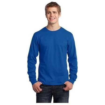 Mens Long Sleeve 5.4-oz. 100% Cotton T-Shirt - Image 6