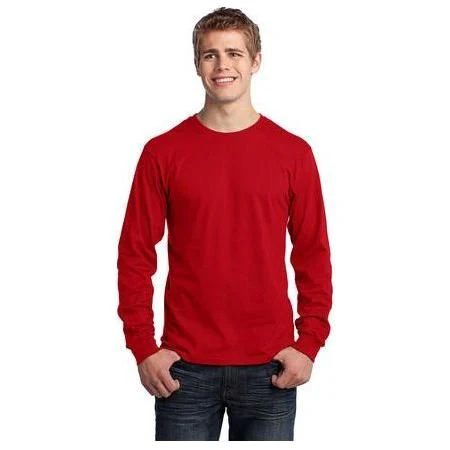 Mens Long Sleeve 5.4-oz. 100% Cotton T-Shirt - Image 7
