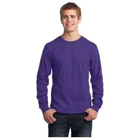 Mens Long Sleeve 5.4-oz. 100% Cotton T-Shirt - Image 8