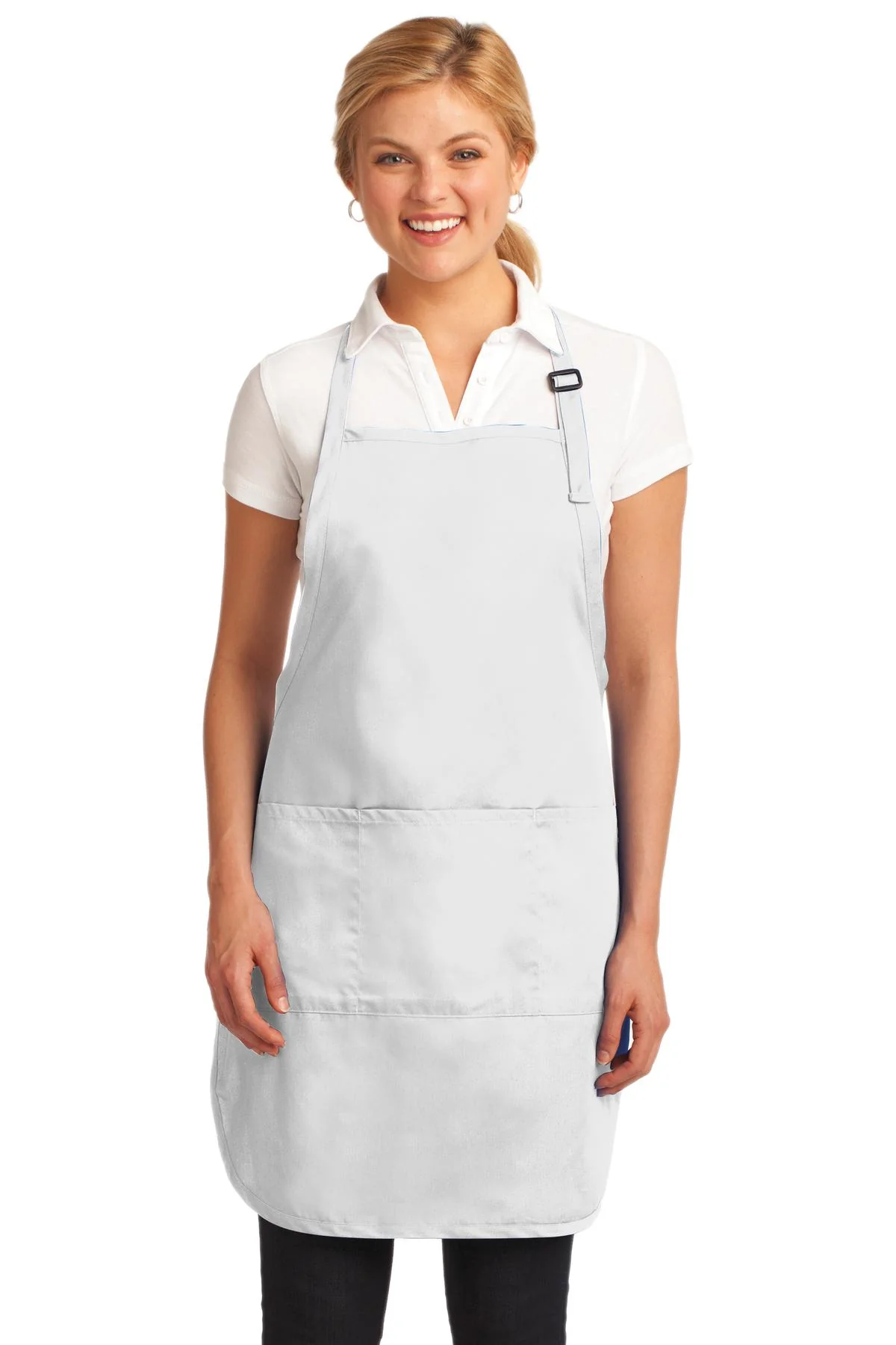 Port Authority ®  Easy Care Full-Length Apron with Stain Release. A703 - Port Authority A703 - Image 6