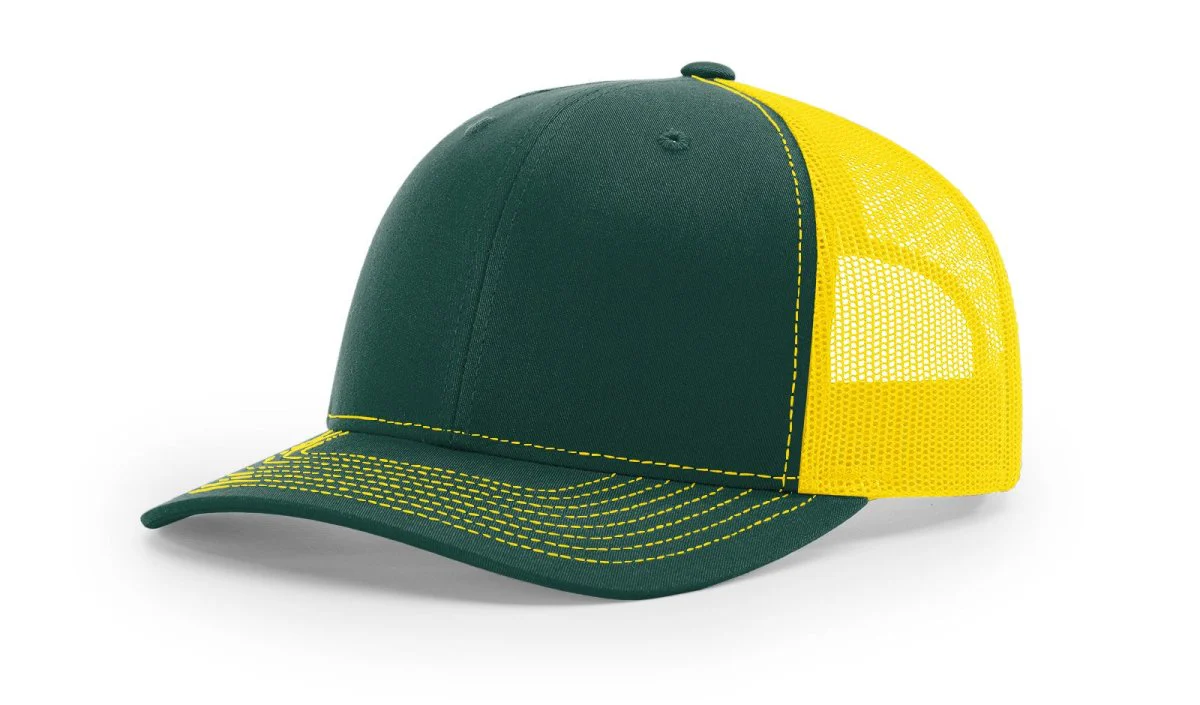 Richardson 112 Snapback Trucker Cap | Structured Mesh Back Hat - Image 125