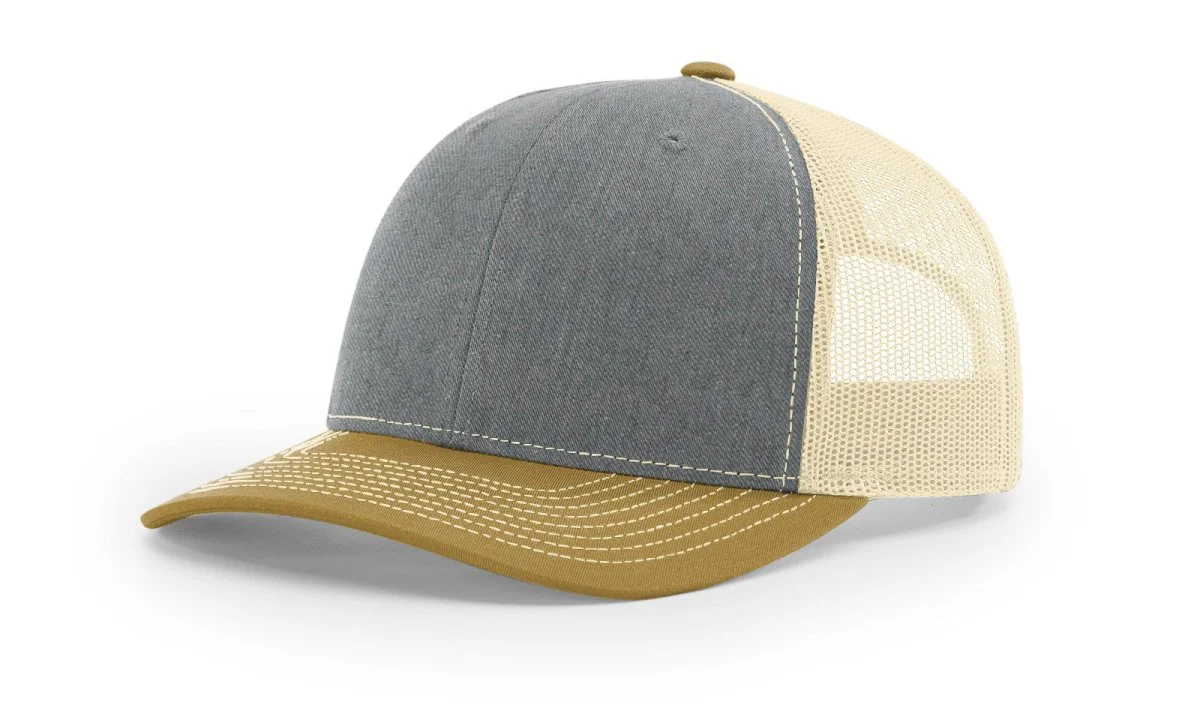 Richardson 112 Snapback Trucker Cap | Structured Mesh Back Hat - Image 128
