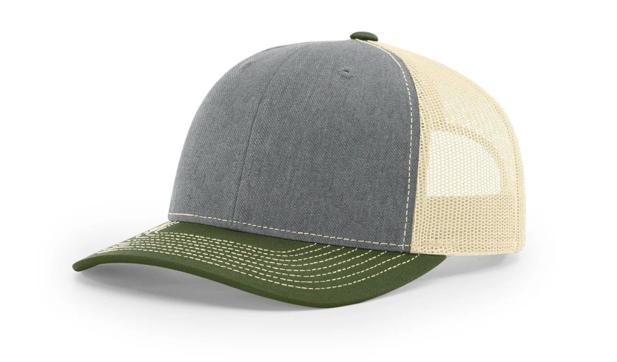 Richardson 112 Snapback Trucker Cap | Structured Mesh Back Hat - Image 129