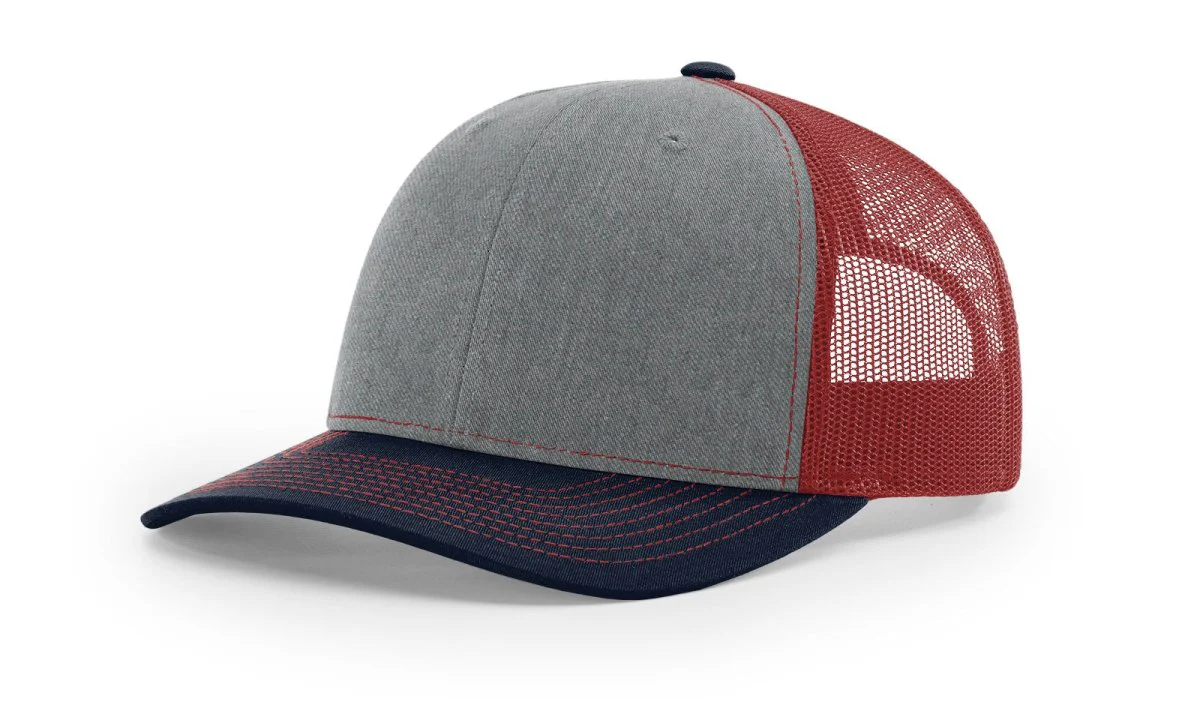 Richardson 112 Snapback Trucker Cap | Structured Mesh Back Hat - Image 131