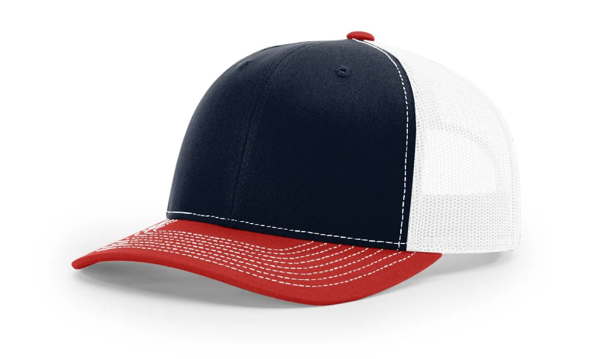 Richardson 112 Snapback Trucker Cap | Structured Mesh Back Hat - Image 157