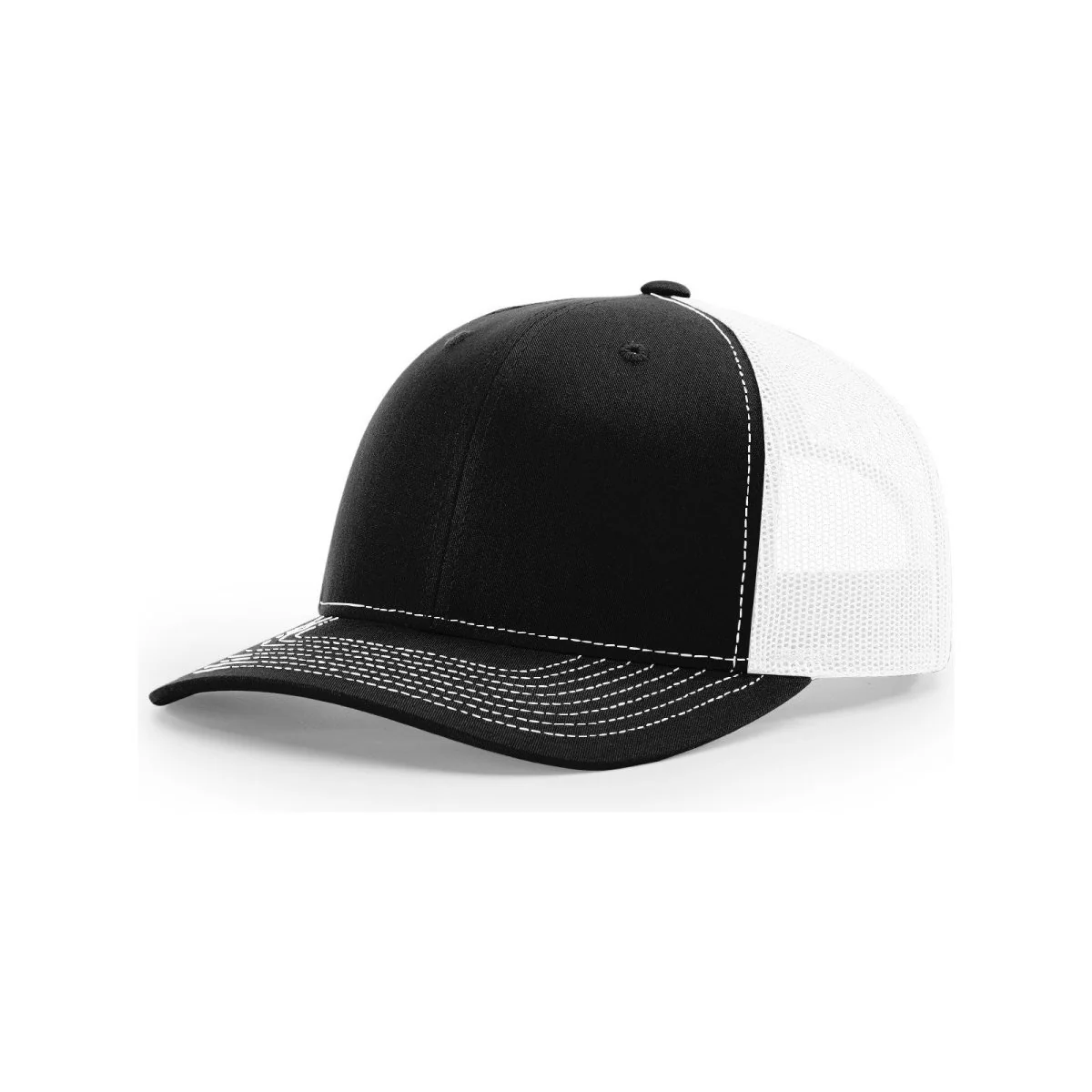 Richardson 112 Snapback Trucker Cap | Structured Mesh Back Hat - Image 4