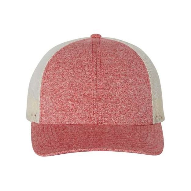 Richardson 115CH Low Pro Heather Trucker - Heather Jersey Mesh Back Snapback - Image 15