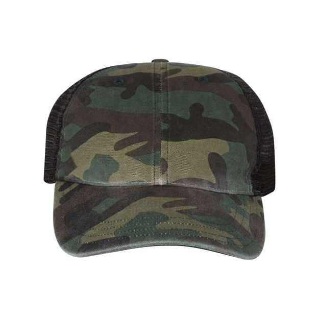Richardson Garment Washed Printed Trucker Cap - Richardson 111P - Image 16
