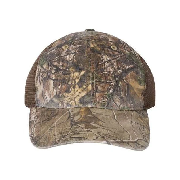 Richardson Garment Washed Printed Trucker Cap - Richardson 111P - Image 37