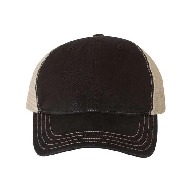Richardson Garment-Washed Trucker Cap - Richardson 111 - Image 4