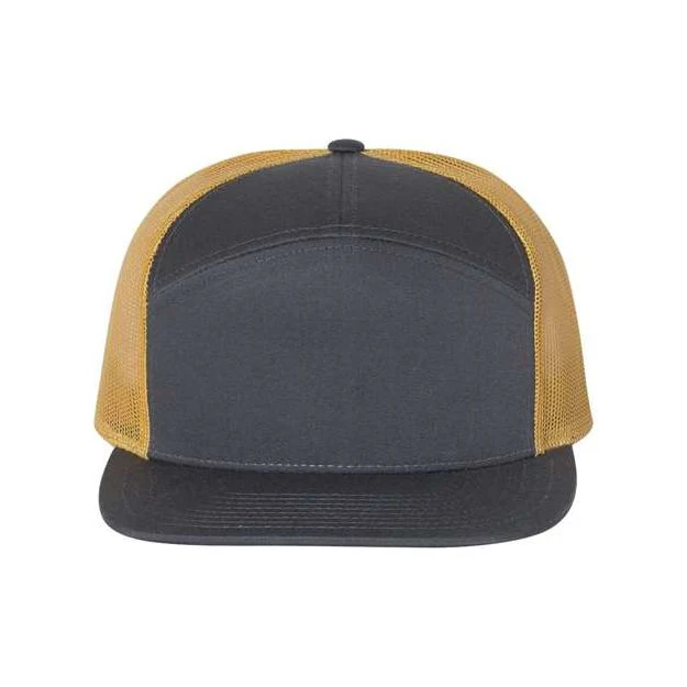 Richardson Seven-Panel Trucker Cap - Richardson 168 - Image 10