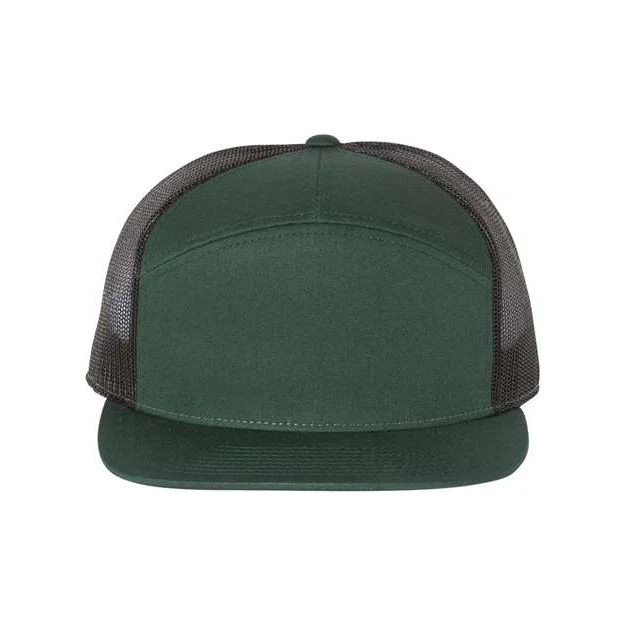 Richardson Seven-Panel Trucker Cap - Richardson 168 - Image 11