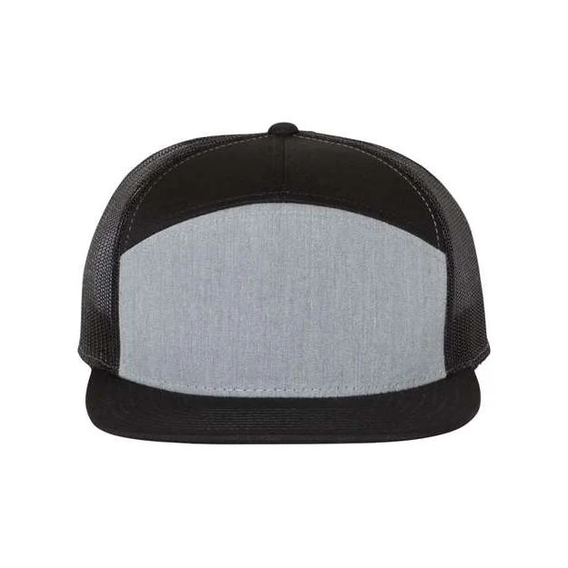 Richardson Seven-Panel Trucker Cap - Richardson 168 - Image 12