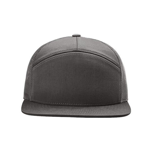 Richardson Seven-Panel Trucker Cap - Richardson 168 - Image 6
