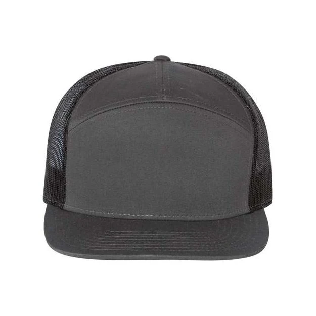 Richardson Seven-Panel Trucker Cap - Richardson 168 - Image 7