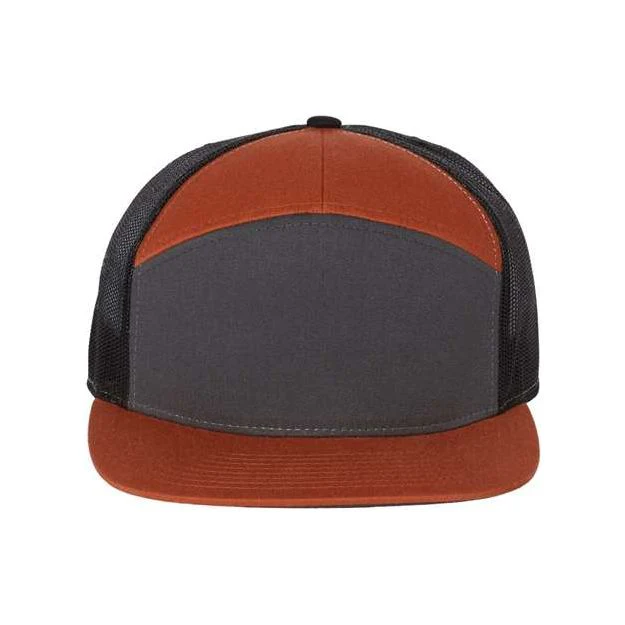 Richardson Seven-Panel Trucker Cap - Richardson 168 - Image 9