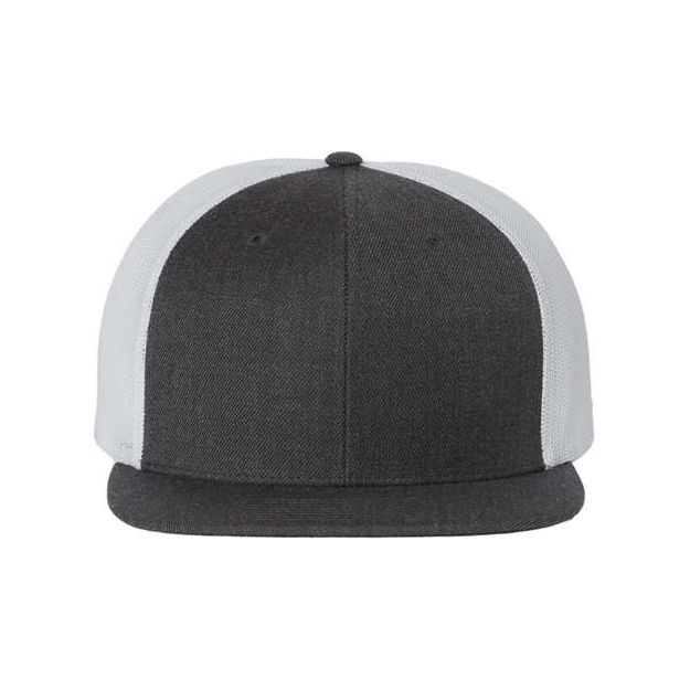 Richardson Wool Blend Flat Bill Trucker Cap - Richardson 511 - Image 6