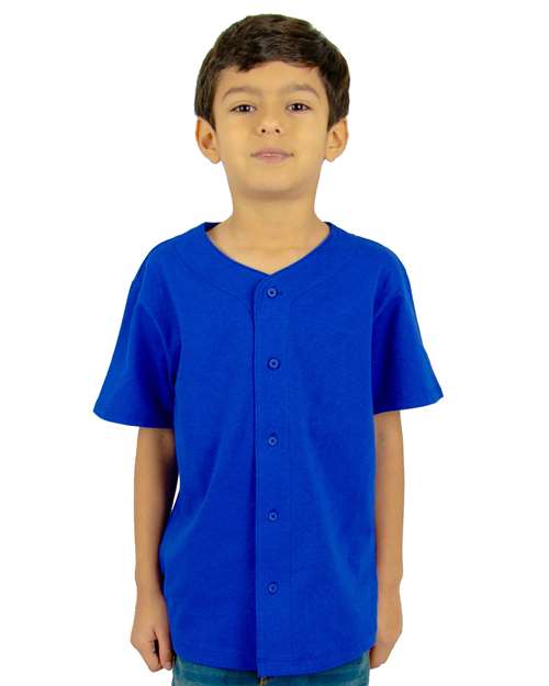 Shaka Wear Youth Baseball Jersey - Shaka Wear SHBBJY - Image 5