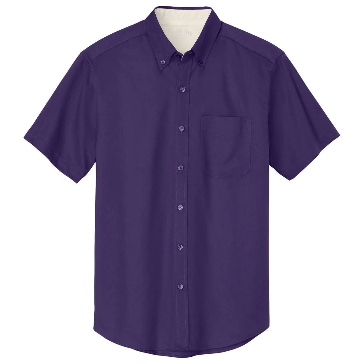 Wholesale Men’s Short-Sleeve Easy-Care Button-Up Shirt | Professional Uniform Shirt for Offices, Restaurants & Schools - Image 13