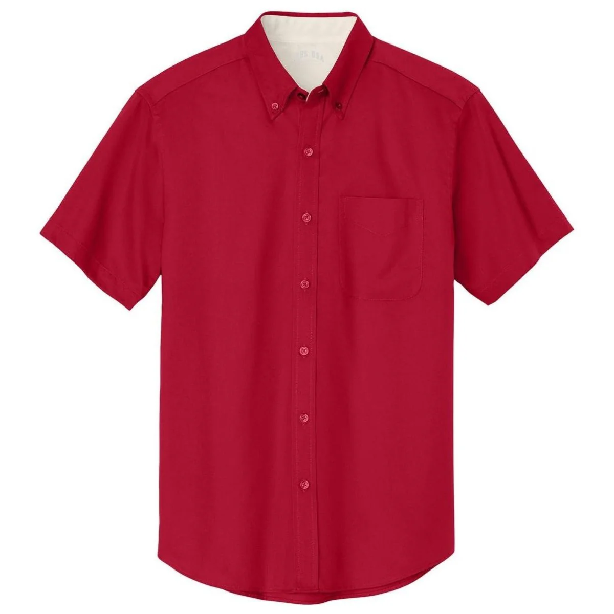 Wholesale Men’s Short-Sleeve Easy-Care Button-Up Shirt | Professional Uniform Shirt for Offices, Restaurants & Schools - Image 15