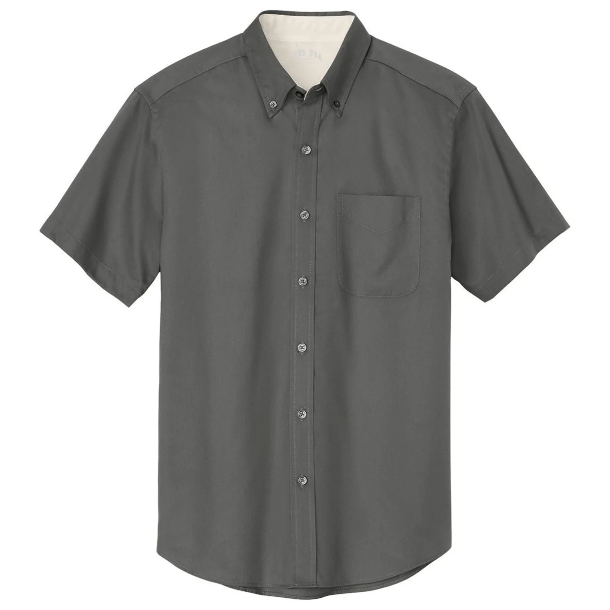 Wholesale Men’s Short-Sleeve Easy-Care Button-Up Shirt | Professional Uniform Shirt for Offices, Restaurants & Schools - Image 19